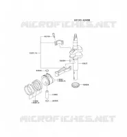 PISTON/VILEBREQUIN pour Kawasaki FC MOTORS