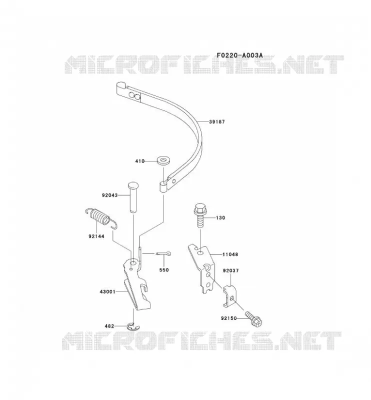 FREIN/COUVERCLE Kawasaki Petits Moteurs FC FC150V FC MOTORS  FC150V-ES29