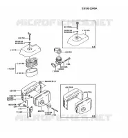 FILTRE &Agrave; AIR/POT D'&Egrave;CHAPPEMENT pour Kawasaki FC MOTORS