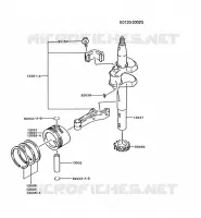 PISTON/VILEBREQUIN pour Kawasaki FC MOTORS