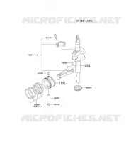 PISTON/VILEBREQUIN pour Kawasaki FC MOTORS