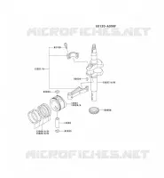 PISTON/VILEBREQUIN pour Kawasaki FC MOTORS