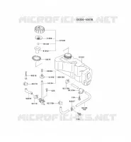 RESERVOIR CARBURANT/ROBINET pour Kawasaki FC MOTORS