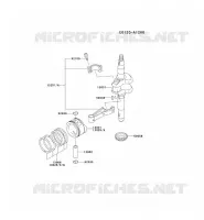 PISTON/VILEBREQUIN pour Kawasaki FC MOTORS