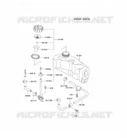 RESERVOIR CARBURANT/ROBINET pour Kawasaki FC MOTORS