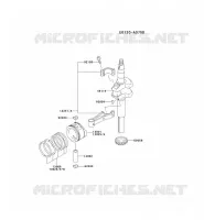 PISTON/VILEBREQUIN pour Kawasaki FC MOTORS