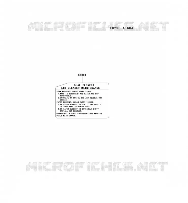 LABEL Kawasaki Petits Moteurs FC FC150V FC MOTORS  FC150V-HS01