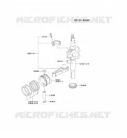 PISTON/VILEBREQUIN pour Kawasaki FC MOTORS