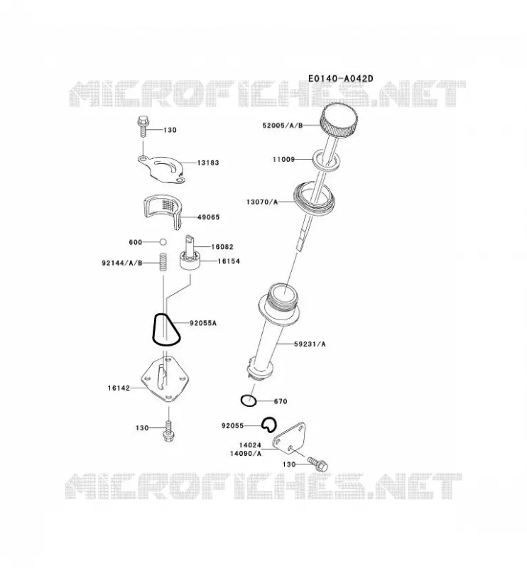 KIT DE GRAISSAGE Kawasaki Petits Moteurs FC FC150V FC MOTORS  FC150V-JS00
