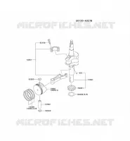 PISTON/VILEBREQUIN pour Kawasaki FC MOTORS