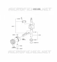 PISTON/VILEBREQUIN pour Kawasaki FC MOTORS