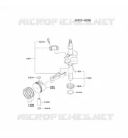 PISTON/VILEBREQUIN pour Kawasaki FC MOTORS