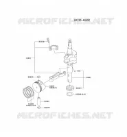 PISTON/VILEBREQUIN pour Kawasaki FC MOTORS
