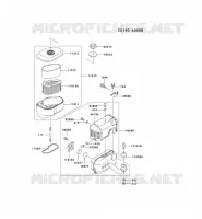 FILTRE &Agrave; AIR/POT D'&Egrave;CHAPPEMENT pour Kawasaki FC MOTORS