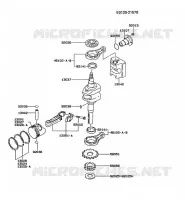 VILEBREQUIN/PISTON pour Kawasaki FC MOTORS