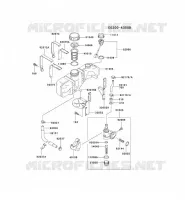 RESERVOIR CARBURANT/ROBINET pour Kawasaki FC MOTORS