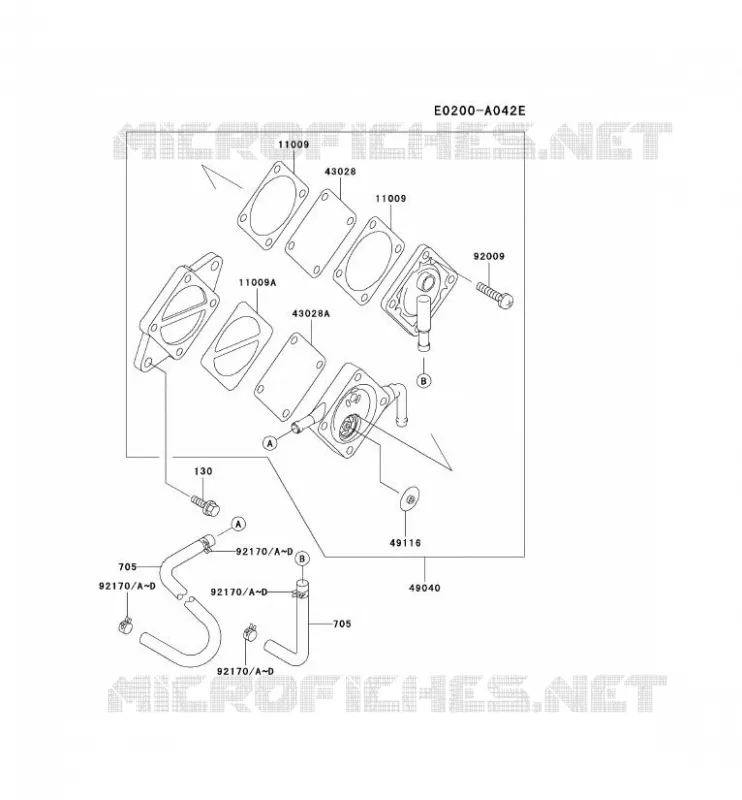 RESERVOIR CARBURANT/ROBINET Kawasaki Petits Moteurs FC FC401V FC MOTORS  FC401V-CS06