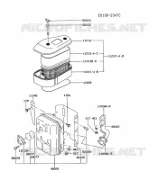 FILTRE &Agrave; AIR/POT D'&Egrave;CHAPPEMENT pour Kawasaki FC MOTORS
