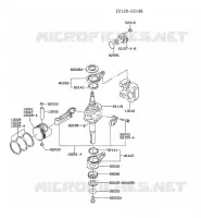 PISTON/VILEBREQUIN pour Kawasaki FC MOTORS
