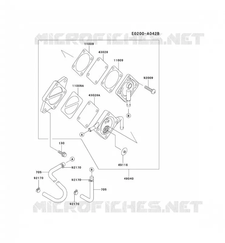 RESERVOIR CARBURANT/ROBINET Kawasaki Petits Moteurs FC FC540V FC MOTORS  FC540V-CS18