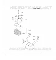 FILTRE &Agrave; AIR/POT D'&Egrave;CHAPPEMENT pour Kawasaki FD MOTORS