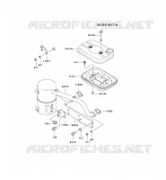 FILTRE &Agrave; AIR/POT D'&Egrave;CHAPPEMENT pour Kawasaki FD MOTORS