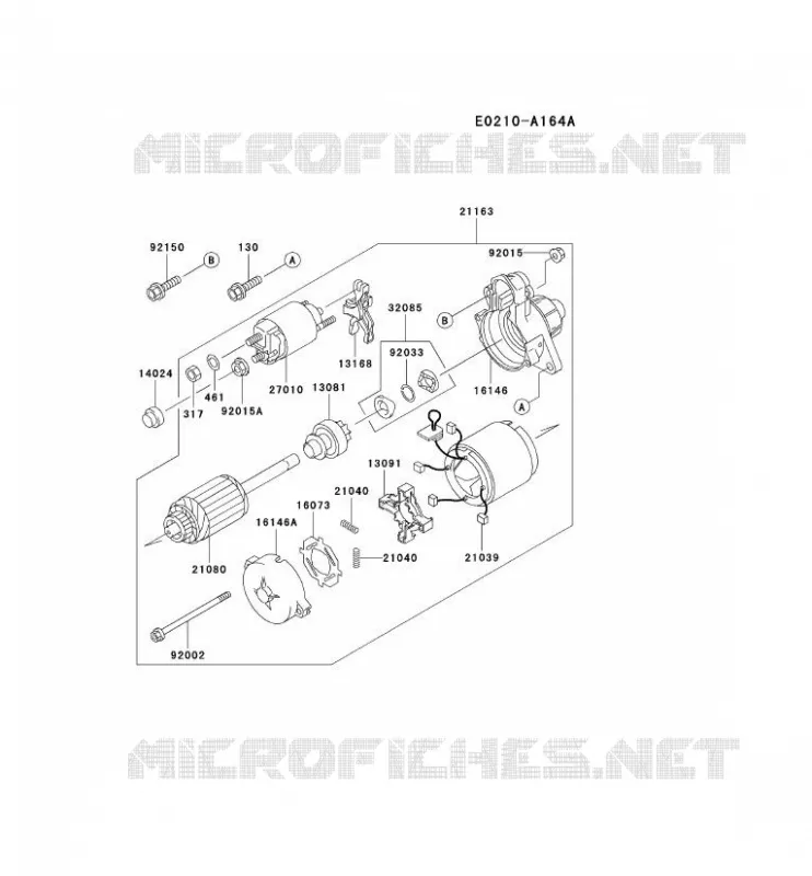 D&Eacute;MARREUR Kawasaki Petits Moteurs FD FD501D FD MOTORS  FD501D-AS01