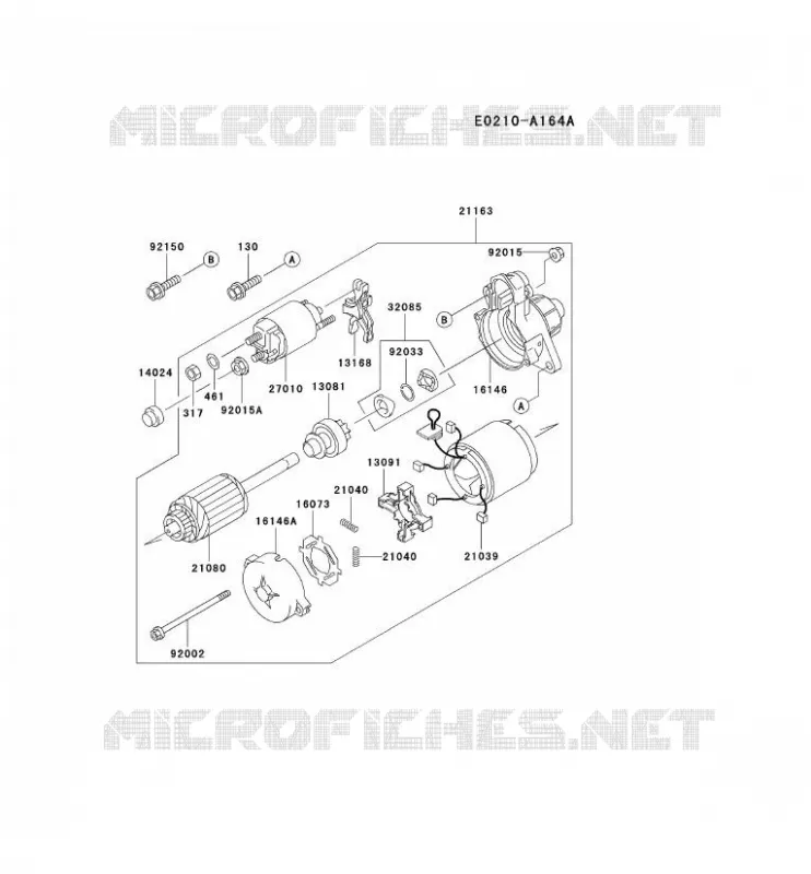D&Eacute;MARREUR Kawasaki Petits Moteurs FD FD501D FD MOTORS  FD501D-AS03