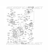 CULASSE/CARTER MOTEUR pour Kawasaki FD MOTORS