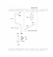 RESERVOIR CARBURANT/ROBINET pour Kawasaki FD MOTORS