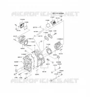 CULASSE/CARTER MOTEUR pour Kawasaki FD MOTORS