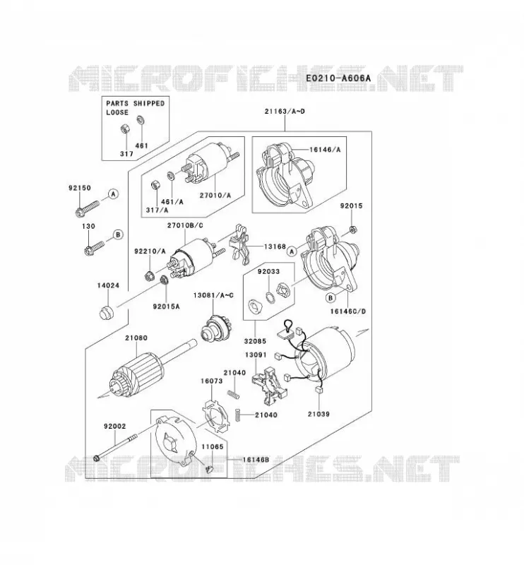 D&Eacute;MARREUR Kawasaki Petits Moteurs FD FD501D FD MOTORS  FD501D-ES00