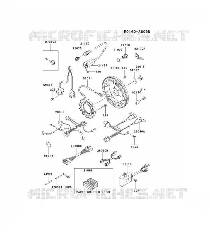 &Eacute;QUIPEMENT ELECTRIQUE Kawasaki Petits Moteurs FD FD501D FD MOTORS  FD501D-FS04