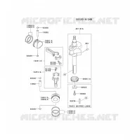 PISTON/VILEBREQUIN pour Kawasaki FD MOTORS