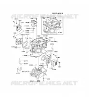 CULASSE/CARTER MOTEUR pour Kawasaki FD MOTORS