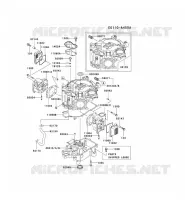 CULASSE/CARTER MOTEUR pour Kawasaki FD MOTORS
