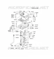 REFROIDISSEMENT pour Kawasaki FD MOTORS