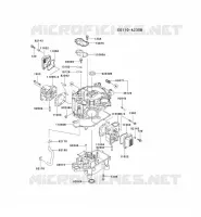 CULASSE/CARTER MOTEUR pour Kawasaki FD MOTORS