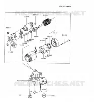 D&Eacute;MARREUR pour Kawasaki FD MOTORS