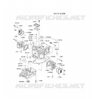 CULASSE/CARTER MOTEUR pour Kawasaki FD MOTORS