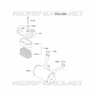 FILTRE &Agrave; AIR/POT D'&Egrave;CHAPPEMENT pour Kawasaki FD MOTORS
