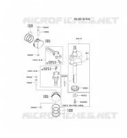 PISTON/VILEBREQUIN pour Kawasaki FD MOTORS