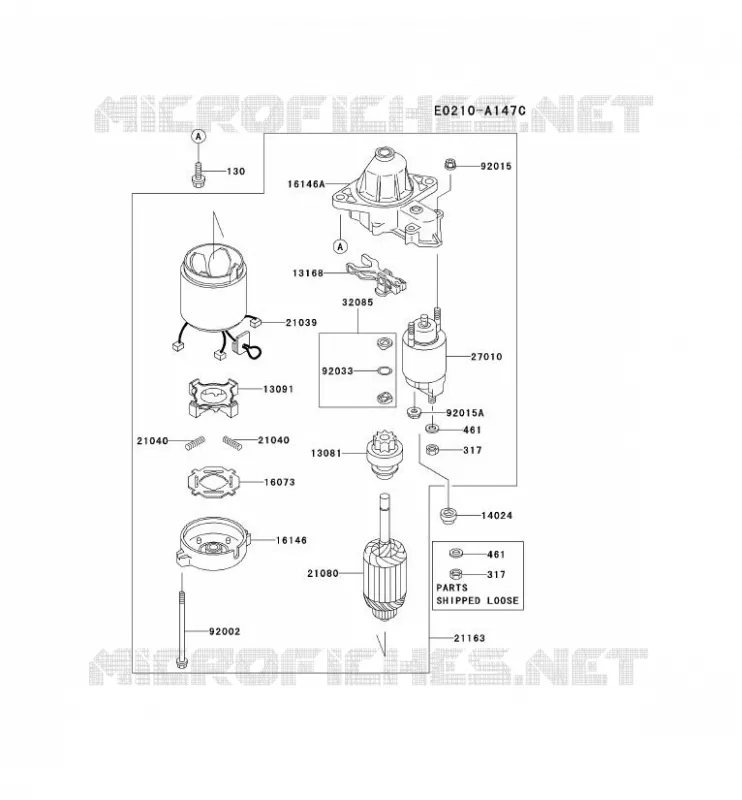 D&Eacute;MARREUR Kawasaki Petits Moteurs FD FD590V FD MOTORS  FD590V-AS09