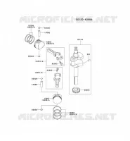 PISTON/VILEBREQUIN pour Kawasaki FD MOTORS