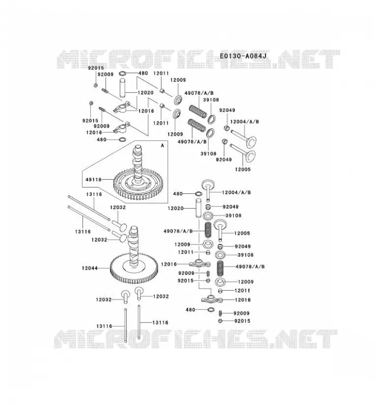 SOUPAPE/ARBRE A CAME Kawasaki Petits Moteurs FD FD590V FD MOTORS  FD590V-BS06