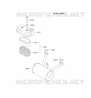 FILTRE &Agrave; AIR/POT D'&Egrave;CHAPPEMENT pour Kawasaki FD MOTORS