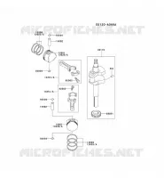 PISTON/VILEBREQUIN pour Kawasaki FD MOTORS