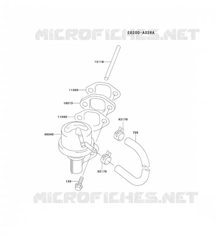 RESERVOIR CARBURANT/ROBINET Kawasaki Petits Moteurs FD FD590V FD MOTORS  FD590V-CS04