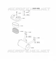 FILTRE &Agrave; AIR/POT D'&Egrave;CHAPPEMENT pour Kawasaki FD MOTORS
