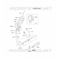 RESERVOIR CARBURANT/ROBINET pour Kawasaki FD MOTORS